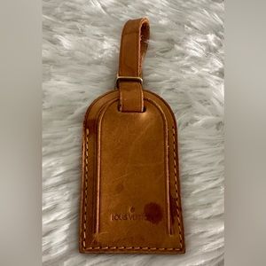 Authentic‎ Louis Vuitton Large Vachetta Luggage Tag